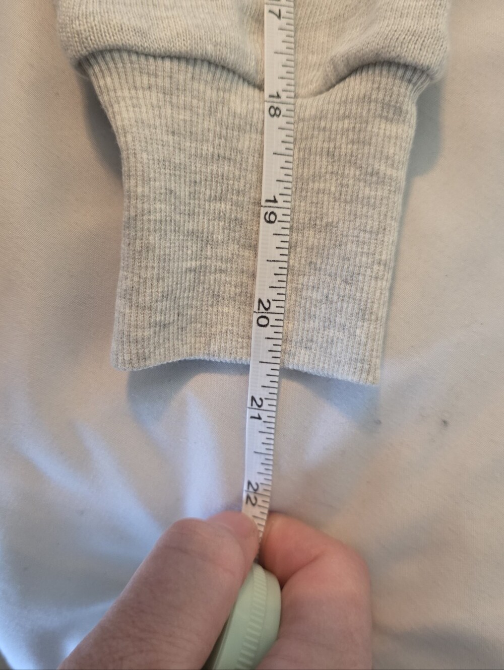 Loft Gray Knit Sweatshirt Back Bow Size S - Picture 5 of 7